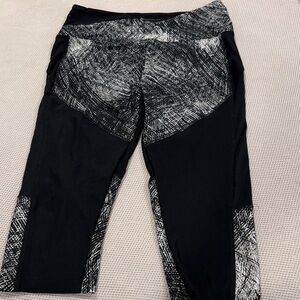 Bally Black and White Fitness Leggings